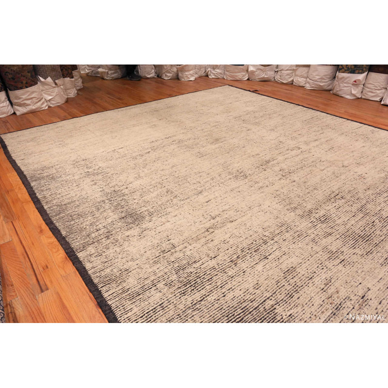Best Modern Moroccan One-of-a-Kind Rectangle 13' x 15'5" Area Rug
