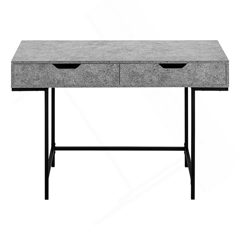 Bureau d'ordinateur moderne avec tiroirs de rangement pour les espaces de travail à domicile, design contemporain et organisation fonctionnelle.