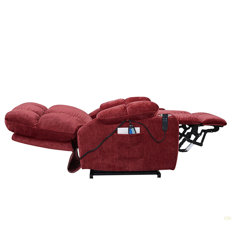Double fauteuil inclinable motorisé OKIN Motor Lift, Rouge