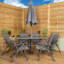 6 - Person Patio Dining Set with Rectangular Table-1189904069
