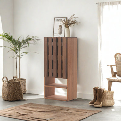 Grille 12 Pair Shoe Storage Cabinet