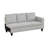 Velvet L-Shaped Sectional Left Hand Facing-97429997