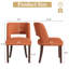 Chaise d'appoint rembourrée en bois massif-877271129