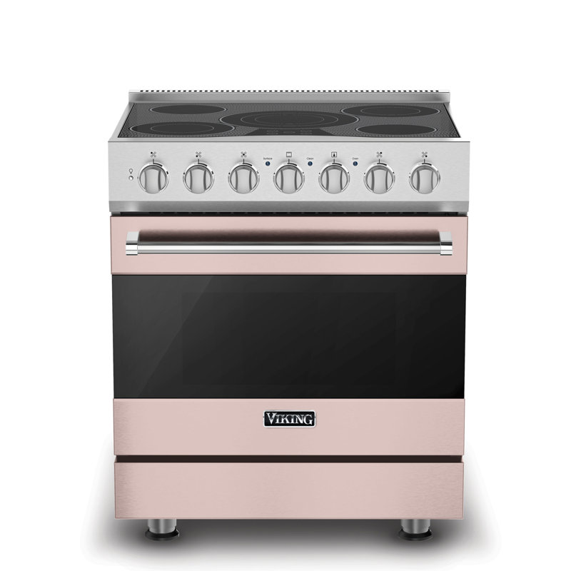 Viking30"W./24"D. Electric Self-Clean Range-5 Burners, Blush