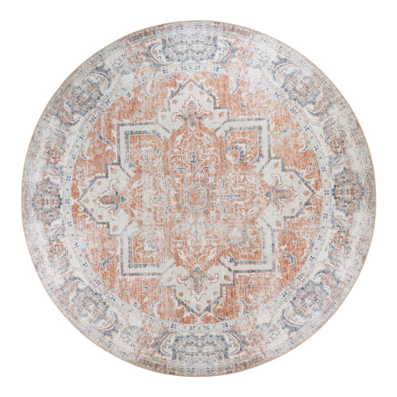 Round Moraal Oriental 200cm X 200cm Area Rug