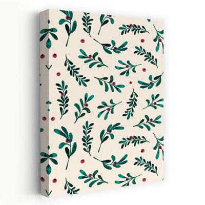 Motif de baies hivernales