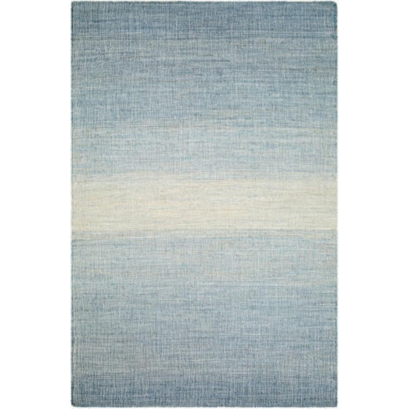 Umbria  Handmade Rug, Rectangle 2' x 3', Blue/Ivory