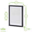 Photo Frames with A5 Mount - A4 (8" x 12") - Black/White