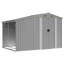 Brason Garden Shed 277x192.5x179 cm Galvanised Steel-1367526795
