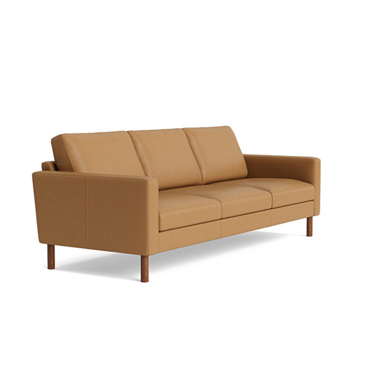 Laguna Leather Sofa (95"), Leather - Butterscotch