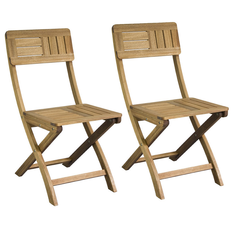 Chaise de patio pliante Alban