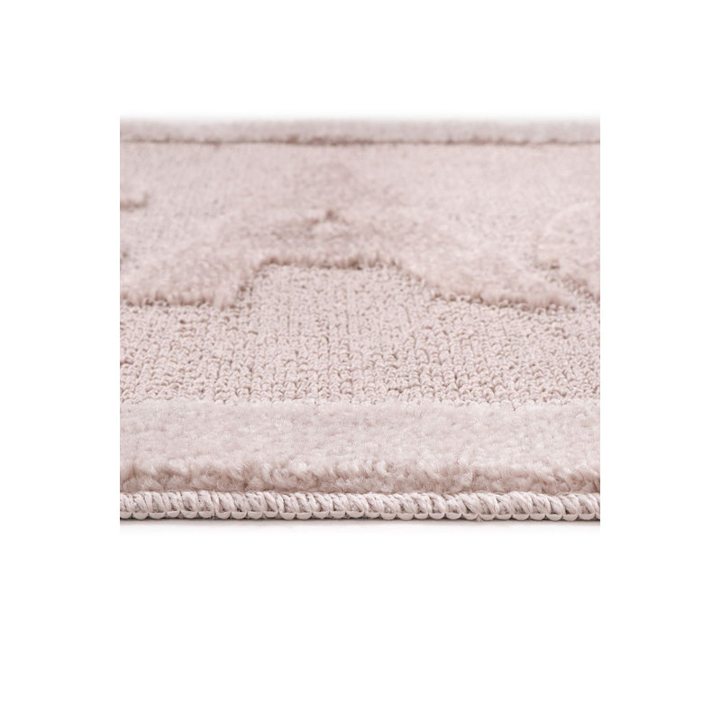 Tapis de bain de haute qualité, couleur vison, 23,6 po x 39,4 po | 100% polypropylène, épaisseur totale: 0,4 po, semelle antidérapante en latex naturel | Lavable à la machine à cycle délicat, doux et durable pour le confort de la salle de bain
