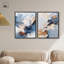 A Symphony in White I & II, ensemble de décorations murales imprimées en acrylique encadrées par Art Remedy, cadre doré, 16 x 20-135309557-135309547