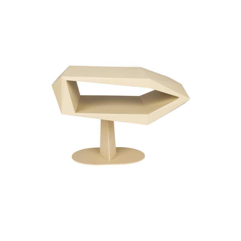 End Table, Beige
