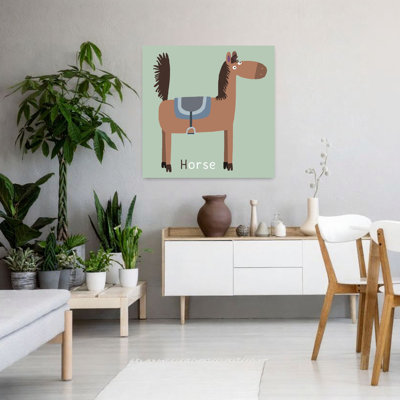 Art contemporain, art abstrait cheval contemporain