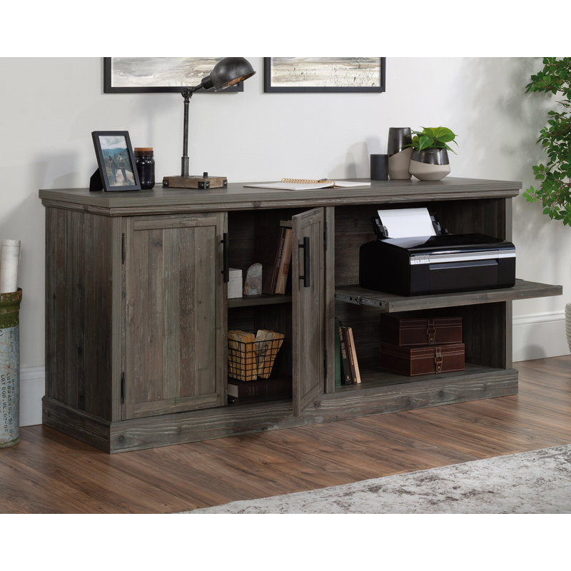 Aspen Post Large Credenza, Gray