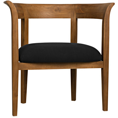 Fauteuil club Webster, teck