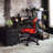 Black Writing Desk With Upper Shelf-1652683517
