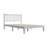 Moriel Queen Size Transitional Modern Solid Wood Platform Bed Frame, MOB-40-Q, with Shaker Headboard, Classic White Oak, No Box Spring Needed-1106258272-1106258275
