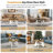 31.5" Circle Coffee Table for Living Room, 2-Tier Wood Accent Center Table with Open Storage-419197709