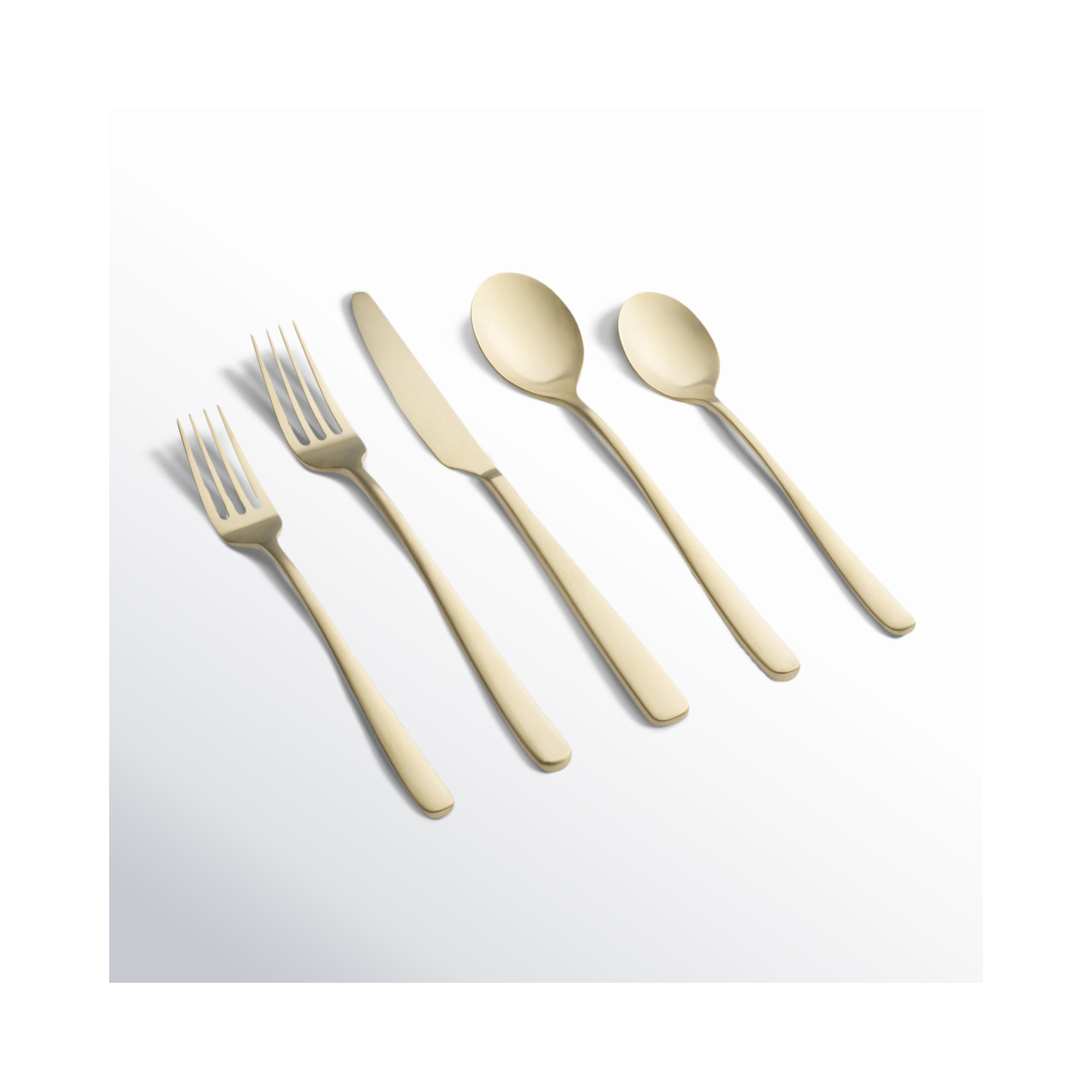 20-Piece Flatware Set, Service For 4, Champagne