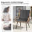 2 - Person High Back Wicker Patio Furniture Set with Cushions-1403082896