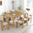 Oval Wood Double Pedestal Dining Table-972294917-972294911