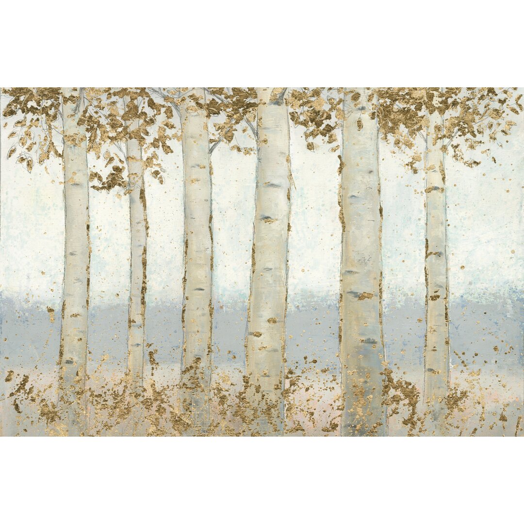 Leinwandbild Magnificent Birch Grove Crop von James Wiens