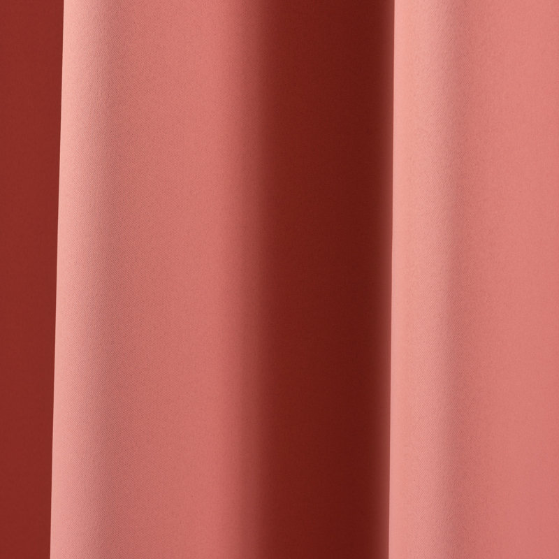 Schaeffer Solid Blackout Thermal Grommet Curtain Panels, 52" W x 54" L, Seagreen