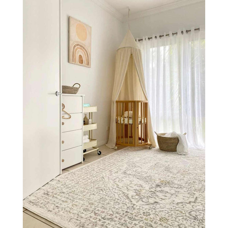 Oriental Indoor Rug, Rectangle 4' x 6'