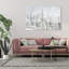 «Magic Snow Trees, Snow Trees Forest Modern White» par Oliver Gal - impression sur toile-71089467-71089478