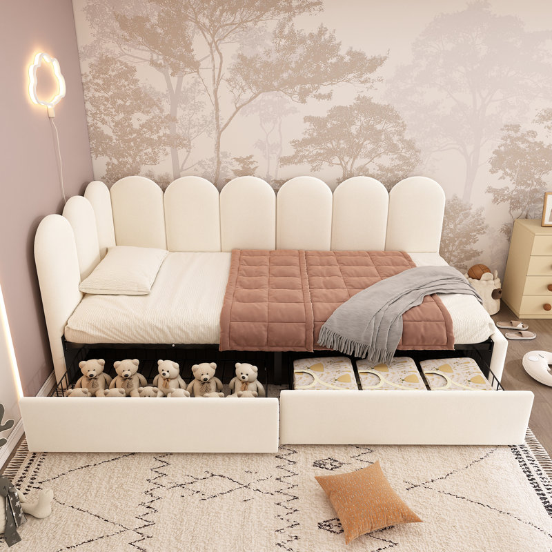 Solid Wood Daybed, Grey