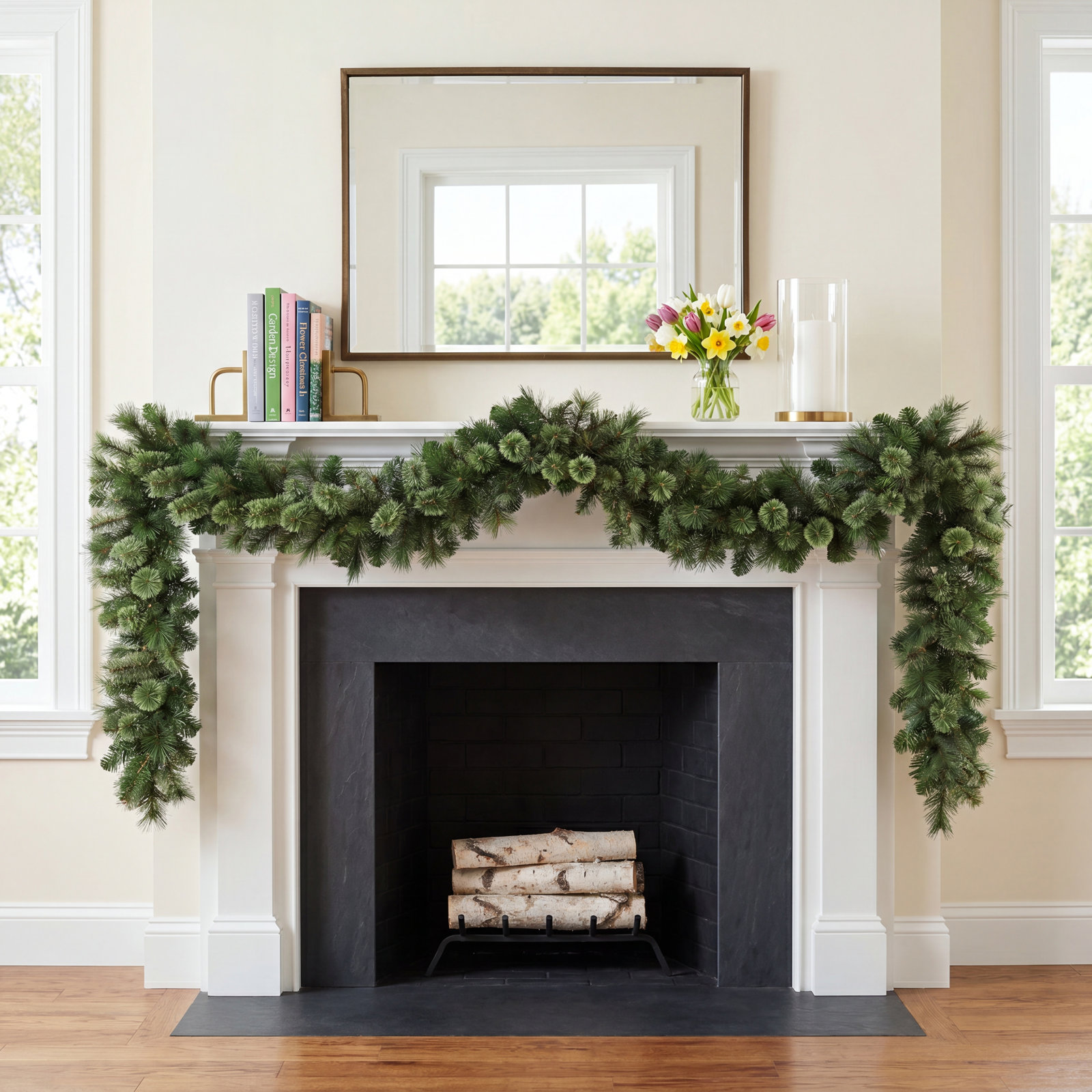 Artificial Teton Pine Christmas Garland