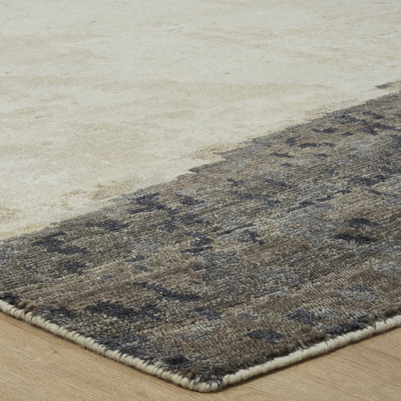 Tempo Canyon Echo Hand-Knotted Wool Area Rug, Rectangle 9' x 12'