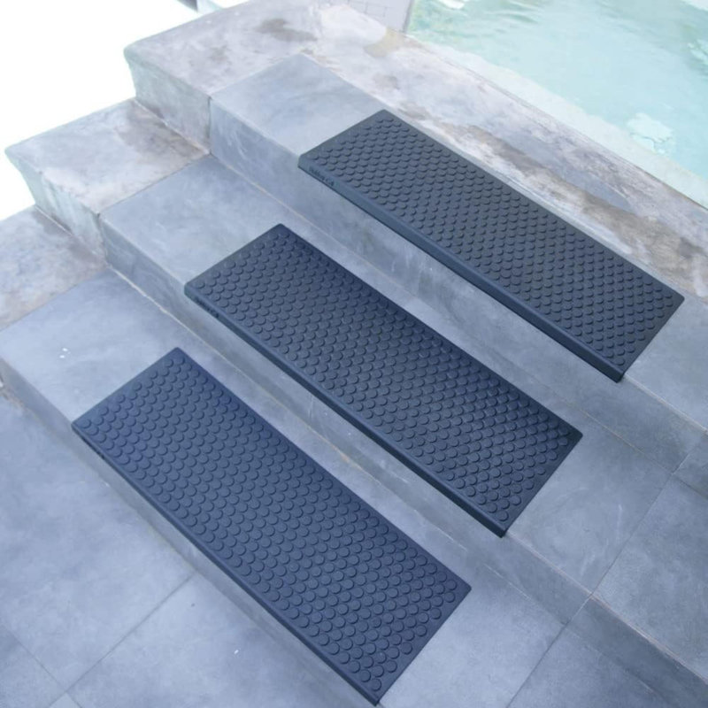 Tapis d'escalier en caoutchouc antidérapant Coin Grip