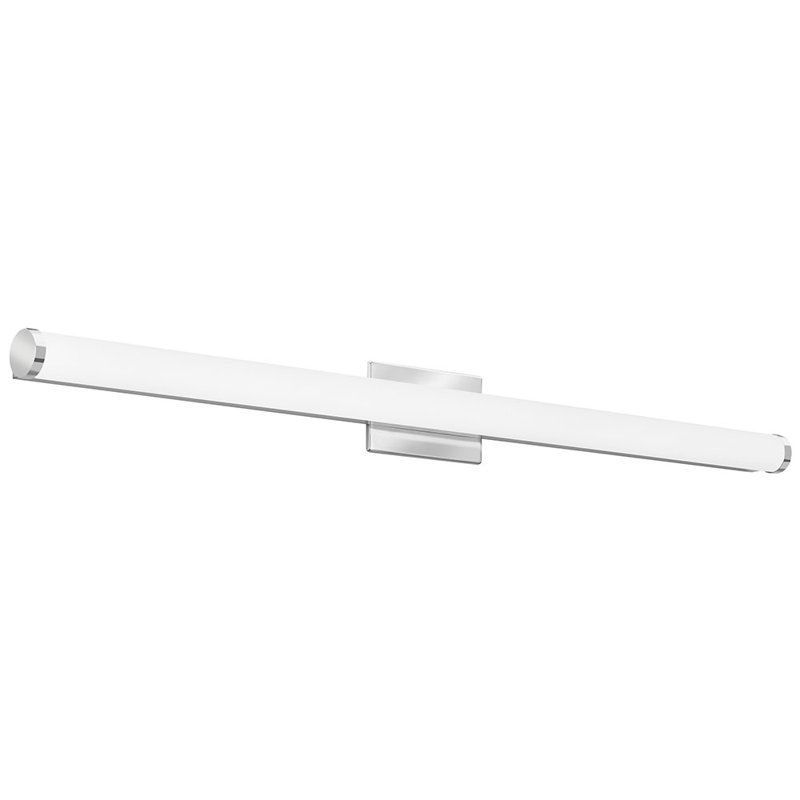 Éclairage cylindrique à DEL pour meuble-lavabo, Chrome