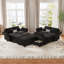 Canapé de rangement modulaire en velours Vashudev-1779531755