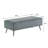 Mavela Wide Wale Corduroy Upholstery Bench, Blue-2058046763