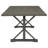 6-Piece Farmhouse Dining Table Set 72" Wood Rectangular Table, 4 Upholstered Chairs with Bench-1277618495