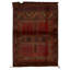 Hand-Knotted High-Quality Brown and Red Area Rug