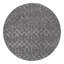Tapis gris argenté à motif géométrique glam-97881536