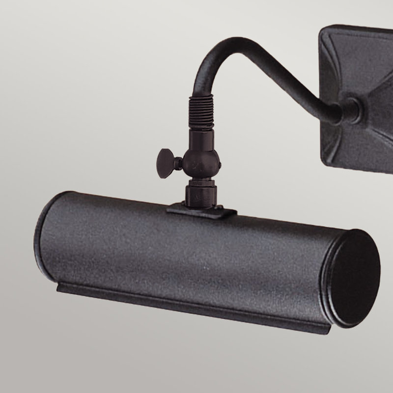 1 -Light Hardwired Dimmable Wall Mounted Picture Light, Black