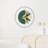 Green Round Wall Clock-1224939923