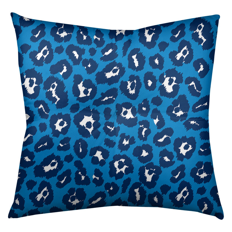 Flash Tufted Square Pillow Cover & Insert, Blue, 26" H x 26" W x 3" D