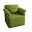 Fauteuil demi-tonneau rembourré et pivotant-41376913