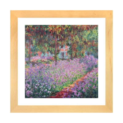 "Le jardin de l’artiste à Giverny" par Claude Monet 1900, reproduction d’art