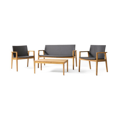 Solid Outdoor Seating Collection - , Chairs, Table Practical Chat Furniture &