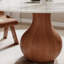Ikerne Farmhouse Kitchen Table Vase-shaped Pedestal Dining Table Circular For 4/6/8-427910744-427910745