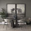 Gillespie 60" Geometric Cutout Base Dining Table