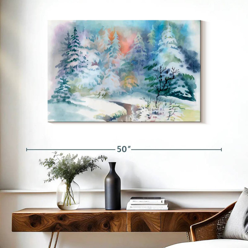Paysage d'hiver Alvord Fantasy, H 26 po x l 39 po